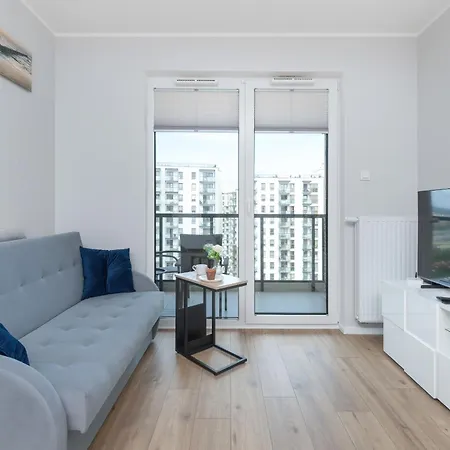דירה Nowa Letnica Comfortable With Balcony & Parking By Renters *