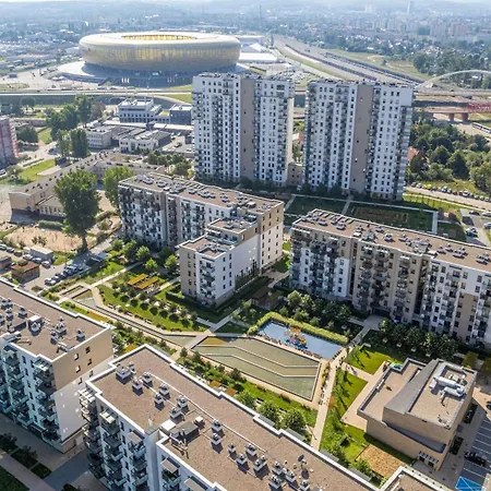 Nowa Letnica Comfortable With Balcony & Parking By Renters * Gdansk