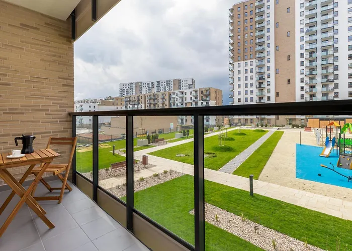 Nowa Letnica Comfortable With Balcony & Parking By Renters Appartement Gdańsk