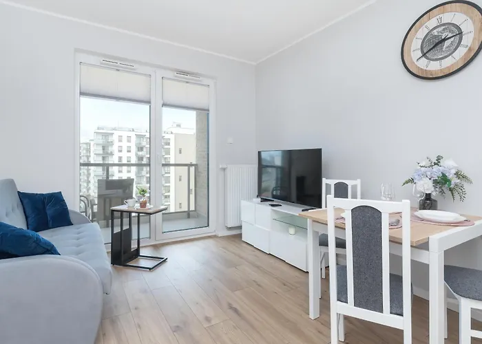 Appartement Nowa Letnica Comfortable With Balcony & Parking By Renters *